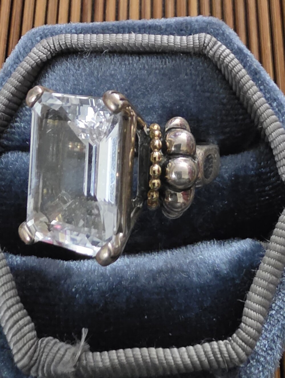 925,18k Lagos Topaz Ring - Picture 5 of 13